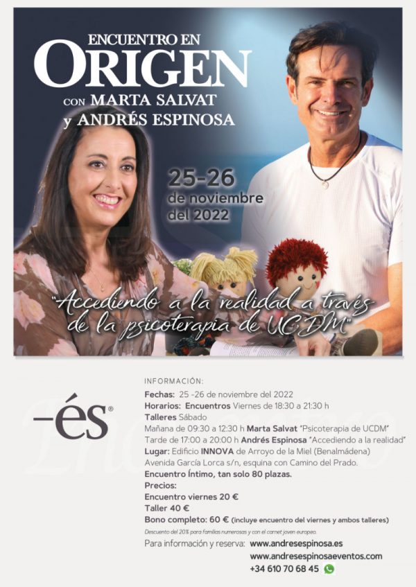 Encuentros en origen - Marta Salvat y Andrés Espinosa